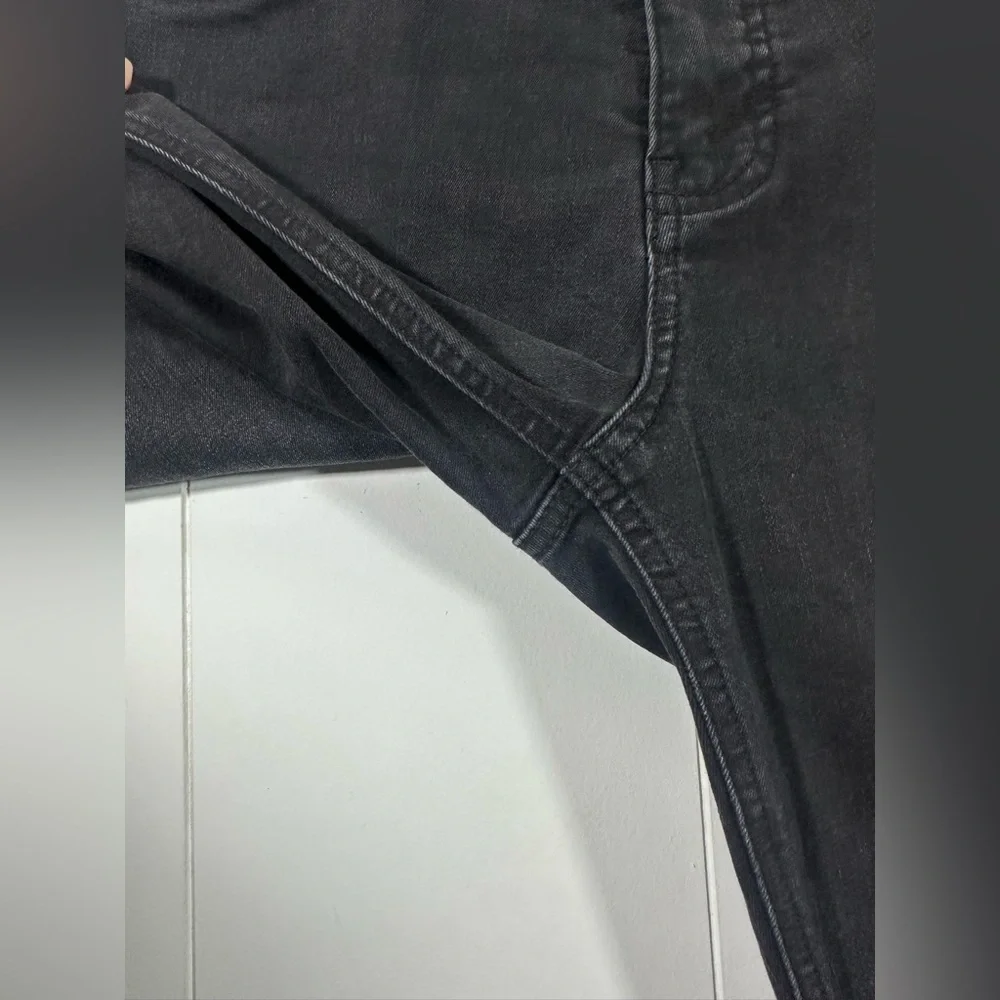 Kut from the Kloth Sz 6 Womens Rachael Fab Ab Mom Denim Black Jeans High Rise - Picture 3 of 12